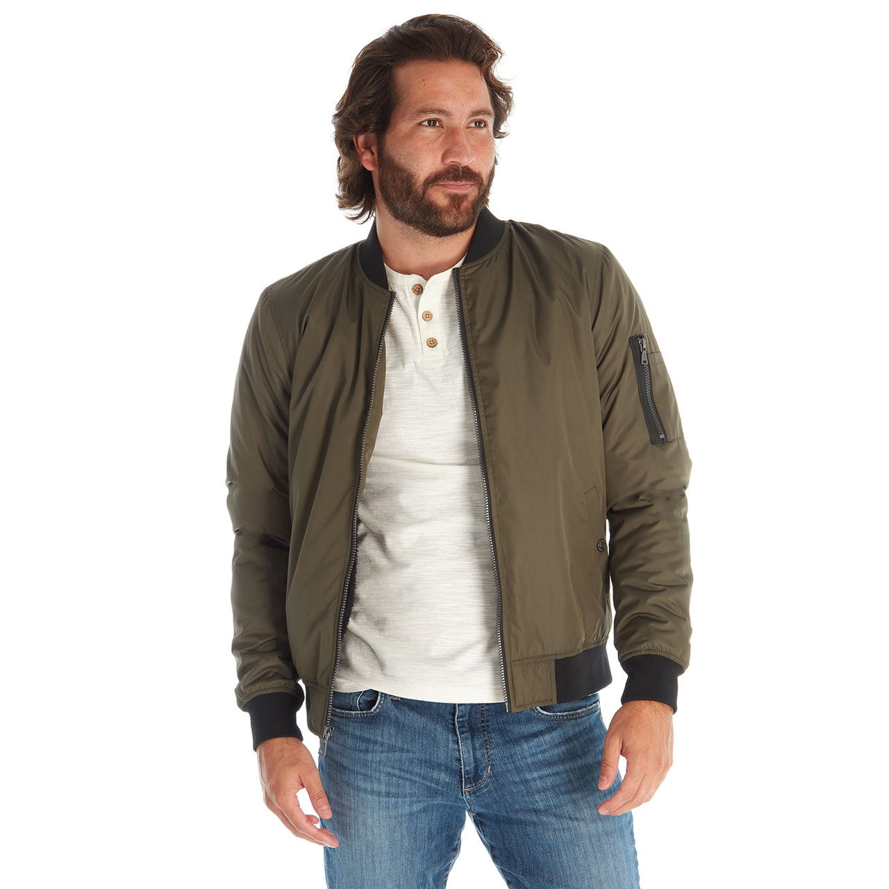 Sherpa lined 2025 bomber jacket