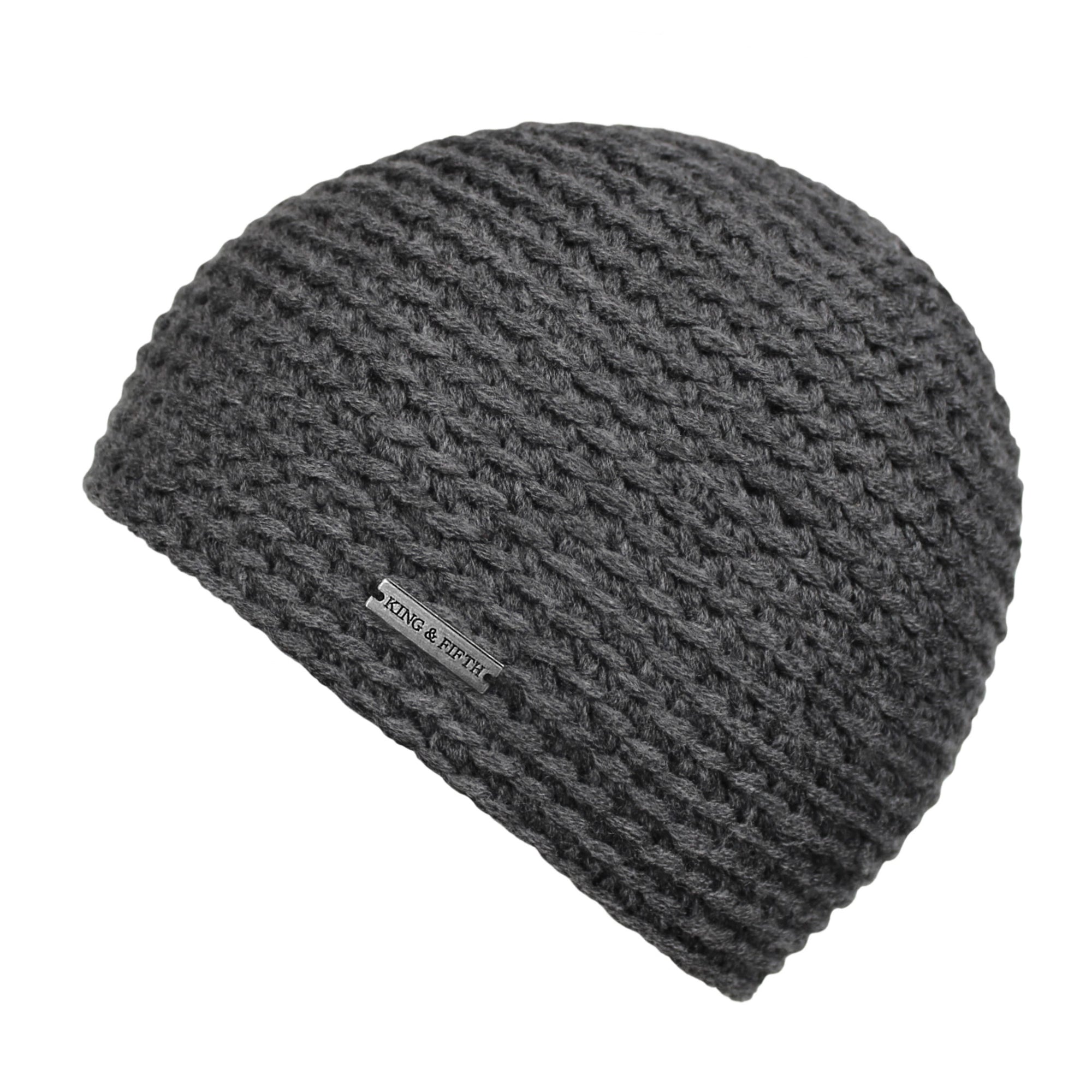 Black Skull Cap Beanies for Men