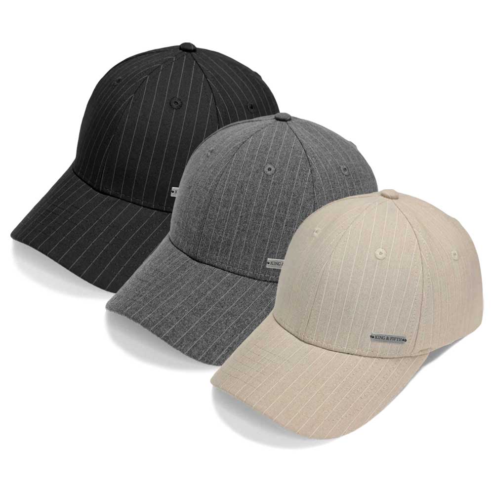 Pinstripe Baseball Caps