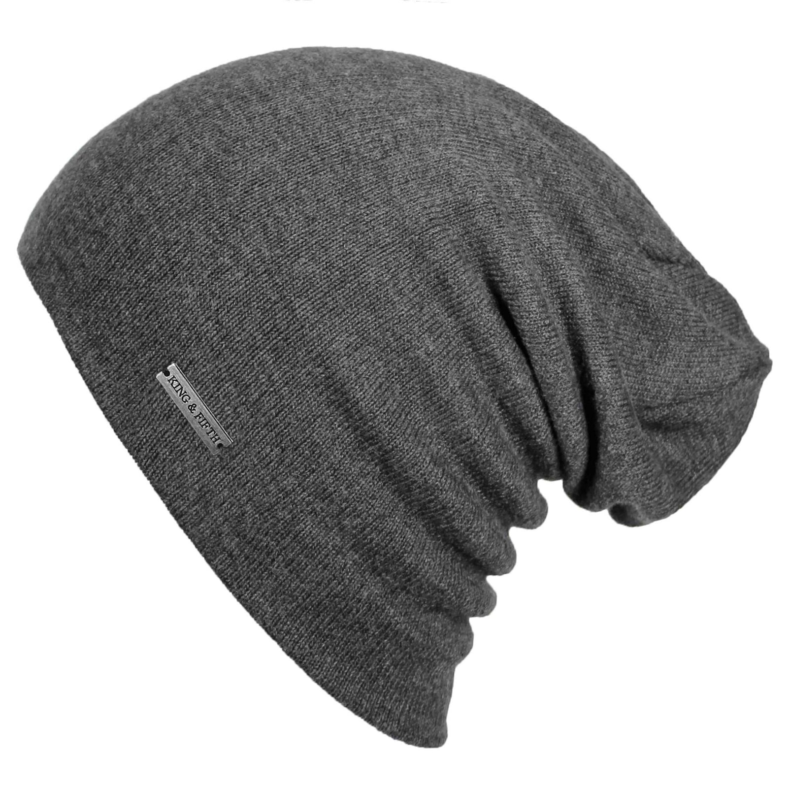 Cashmere hat - Grey - Men